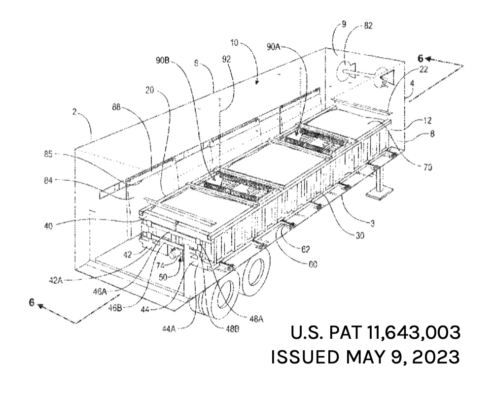 Drawing from U.S. Patent 11,643,003, Issued May 9, 2023